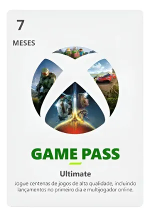 Assinatura do Xbox Game Pass por 7 meses