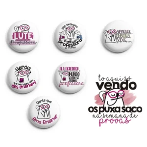 Broches - presentes para o dia do professor