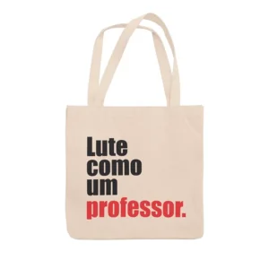 Ecobag lute como um professor - presentes para o dia do professor