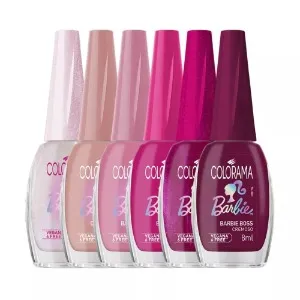 Kit de esmaltes Colorama Barbie