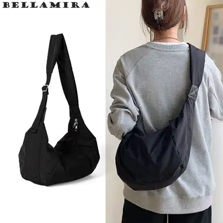 bolsa transversal de pano