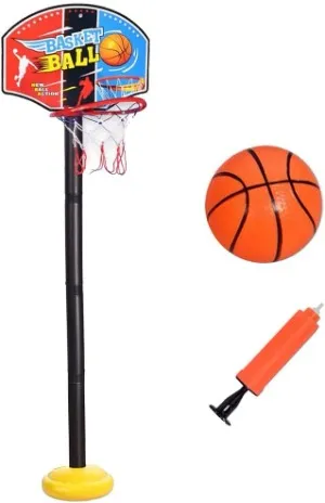Kit de basquete infantil com cesta e bola