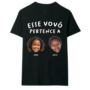 Camiseta Esse vovô pertence a... - presentes de natal baratos e criativos