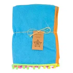 Canga de praia atoalhada