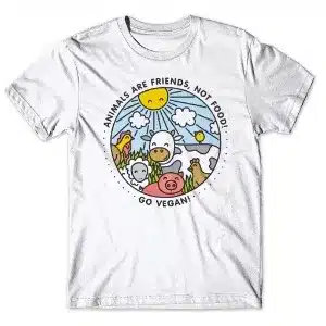 Camiseta Animals are friend, not food