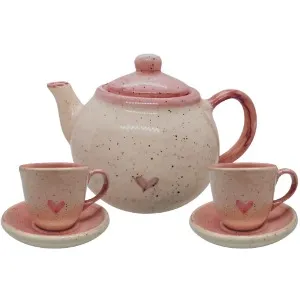 Kit de chá com bule e xícaras