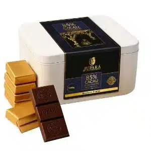 Tabletes de chocolate amargo 85% cacau Jupará